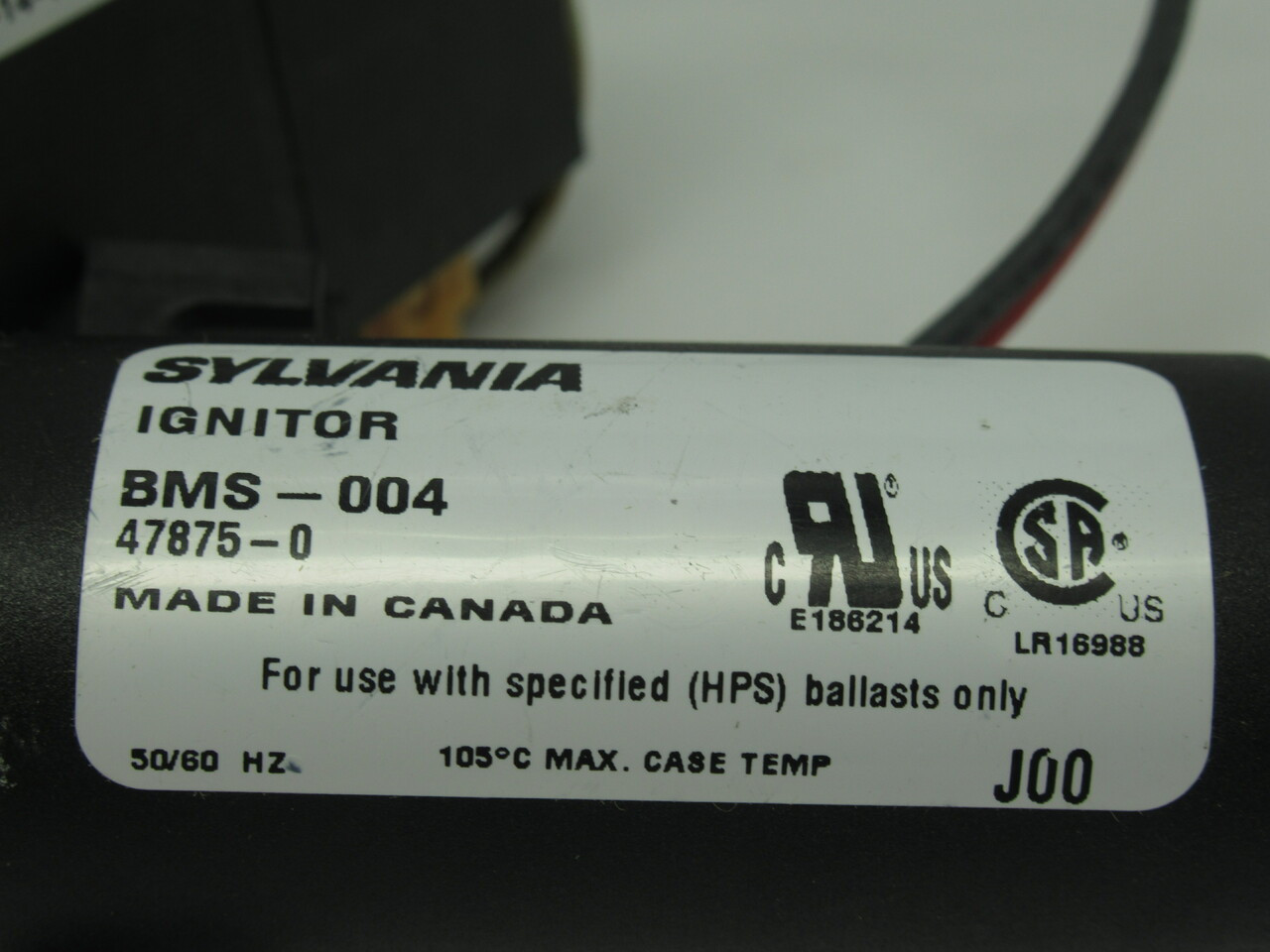 Sylvania LU150/120R Magnetic Ballast 120V 60Hz c/w Ignitor BMS-004 BOX DMG NEW