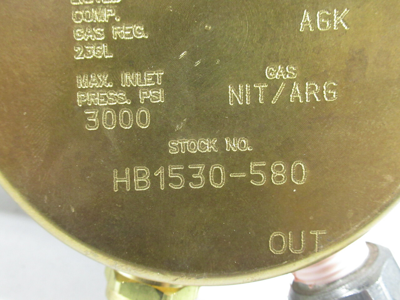Smith HB1530-580 Regulator Assembly 3000psi USED