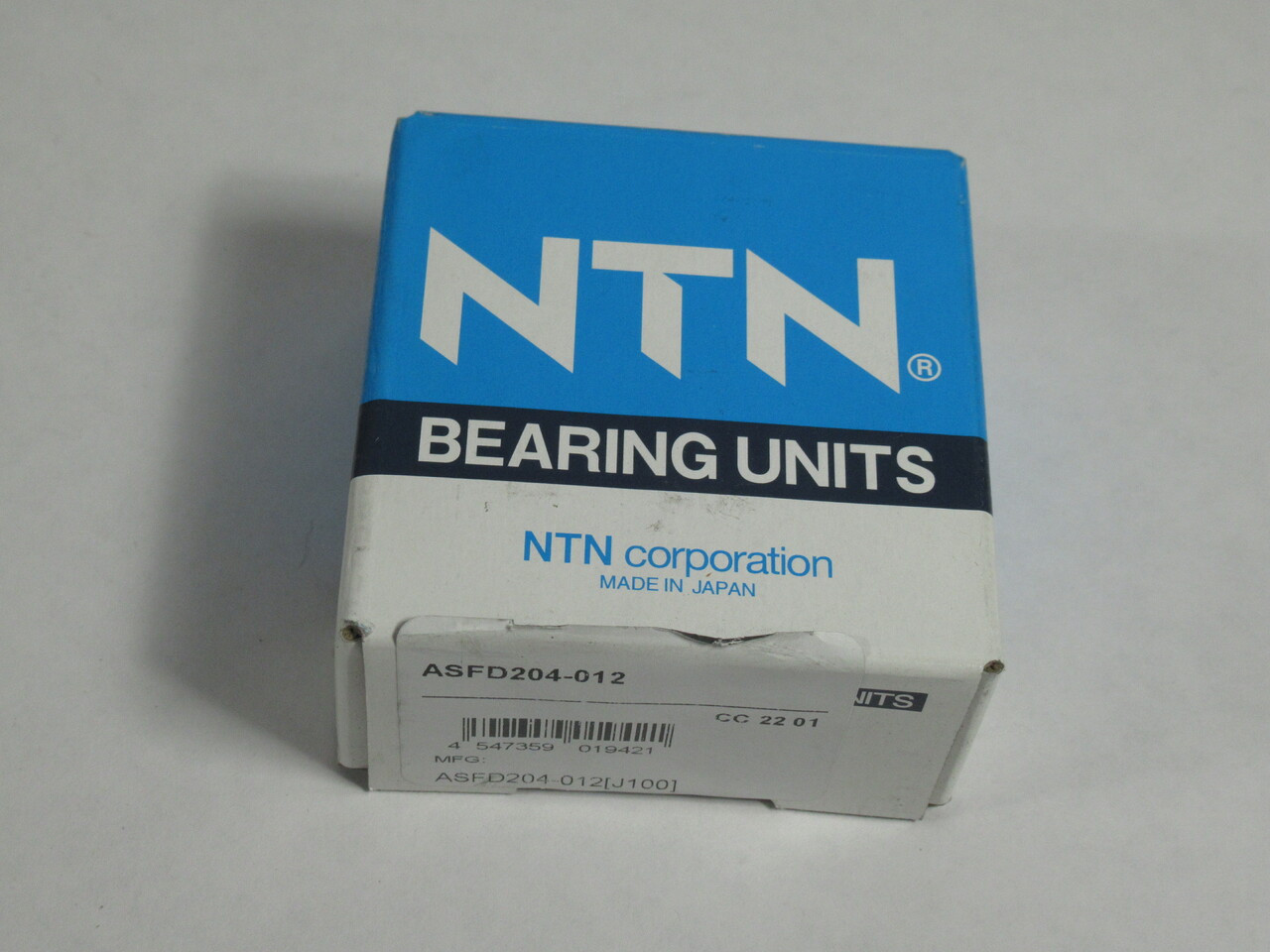NTN ASFD204-012 Flange Block Ball Bearing 2-Bolt 3/4" Bore 3.55" L *SEALED* NEW