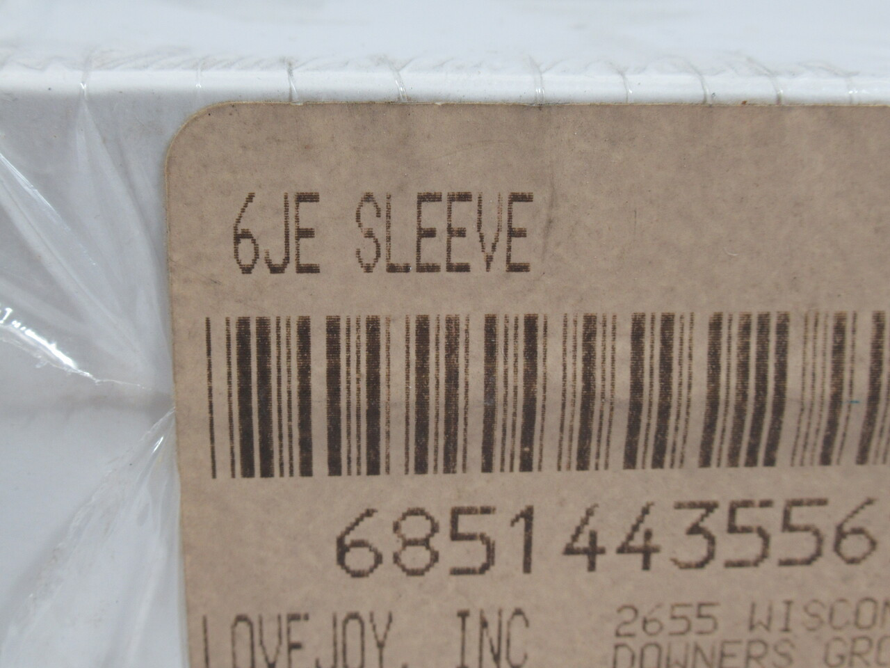 Lovejoy 6JE S-Flex Sleeve Coupling 3.75" OD NEW