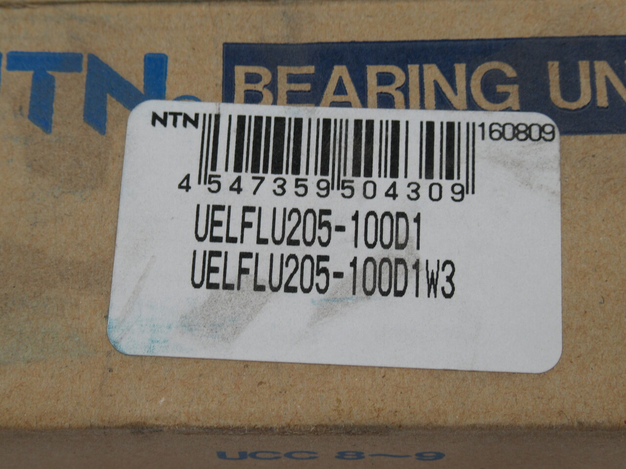 NTN UELFLU205-100D1 2-Bolt Flanged Unit w/ Collar 1" Bore 4.91" L NEW