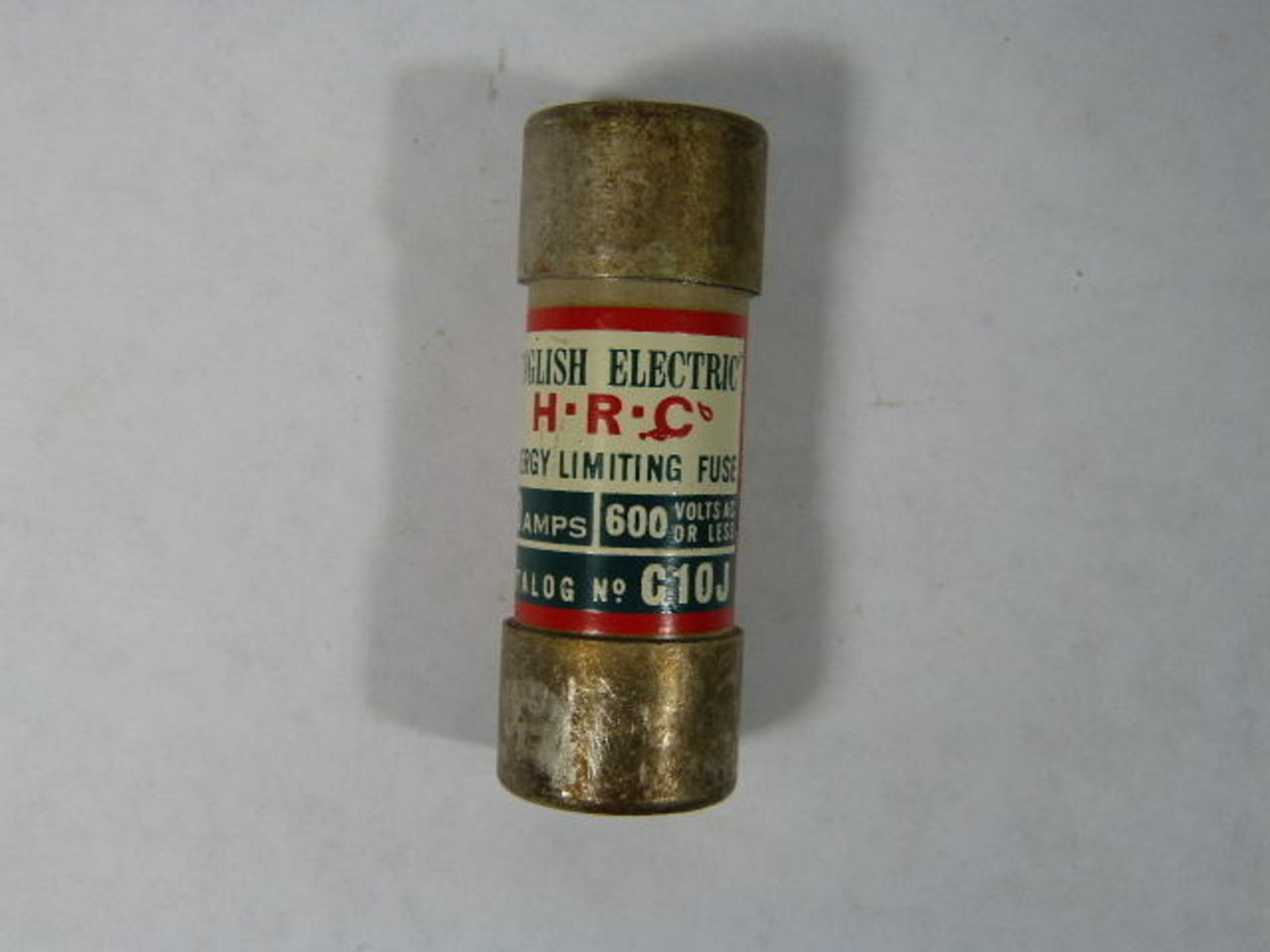 English Electric C10J Energy Limiting Fuse 10A 600V USED