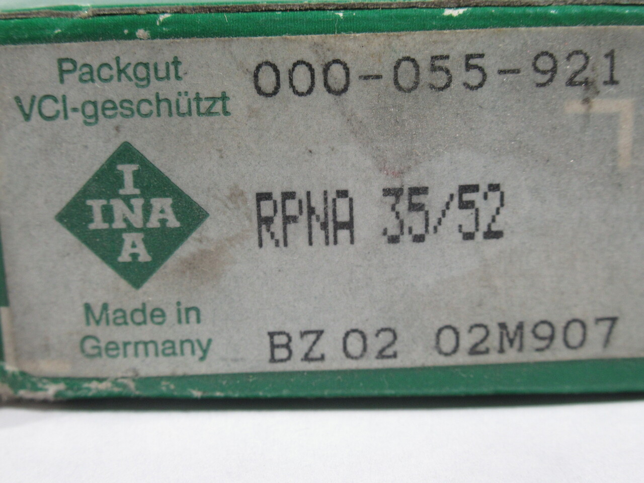 INA RPNA-35/52 Needle Roller Bearing 35mm B x 55mm OD x 20mm W NEW