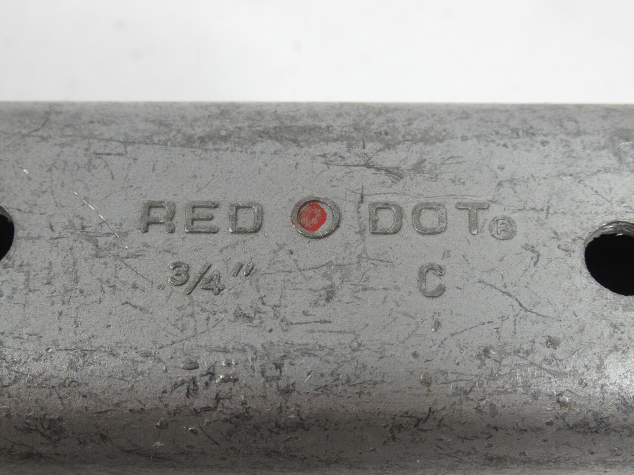 Red-Dot C-3/4 Threaded Conduit Body 3/4" w/o Cover CUSTOM SCREW HOLES USED