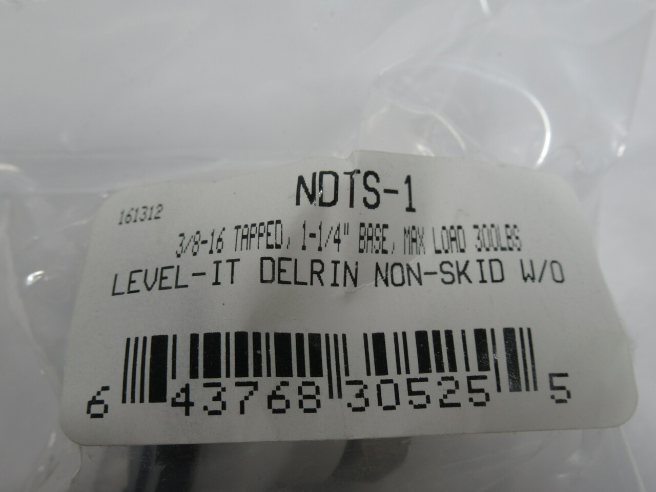 Delrin NDTS-1 Leveling Mount 3/8-16" Thread 1-1/4" Base NWB