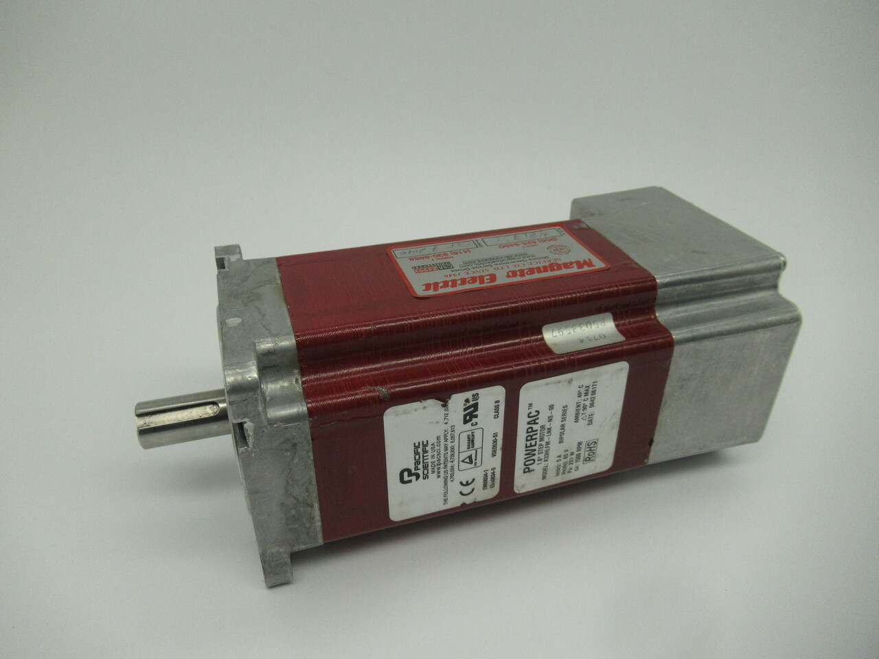 Pacific Scientific K33HLFM-LNK-NS-00 Step Motor 1500RPM 5A 65V 231W Class B USED