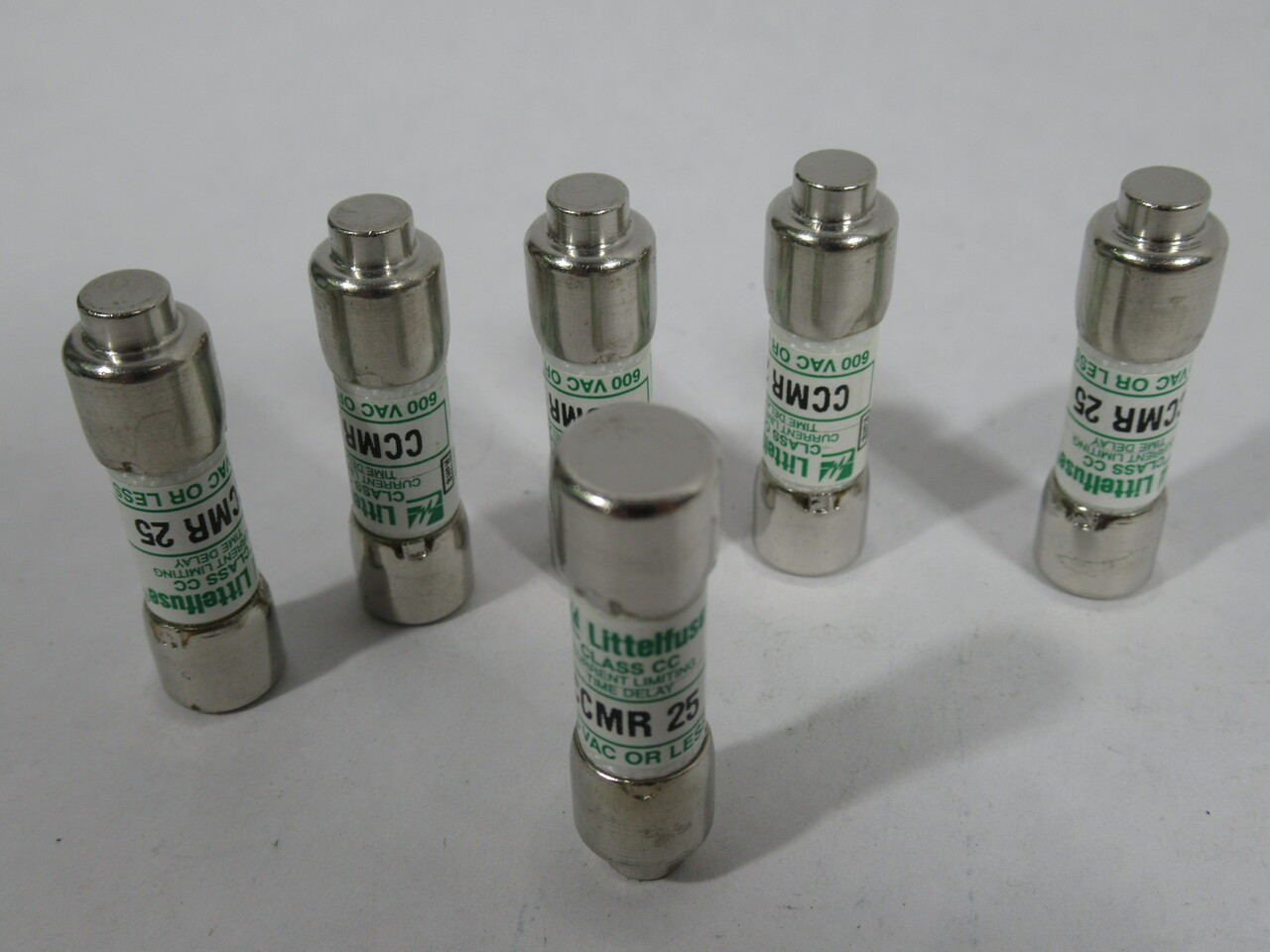Littelfuse CCMR-25 Time Delay Current Limiting Fuse 25A 600V Lot of 6 NEW