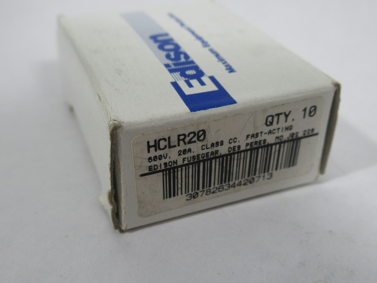 Edison HCLR20 Fast Acting Current Limiting Fuse 20A 600VAC 10-Pack NEW