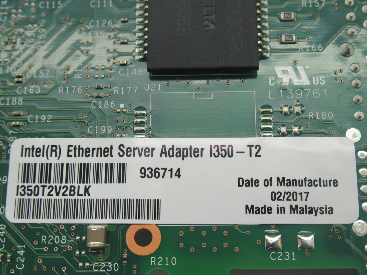 Intel I350T2V2BLK Ethernet Server Adapter I350-T2 NOP