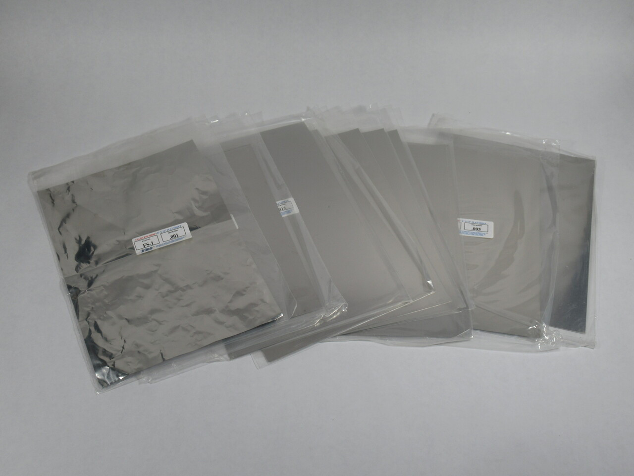 TBI FSA-10 Stainless Steel Shim 8x12" Sheets 10-PACK ASSORTED SIZES NEW