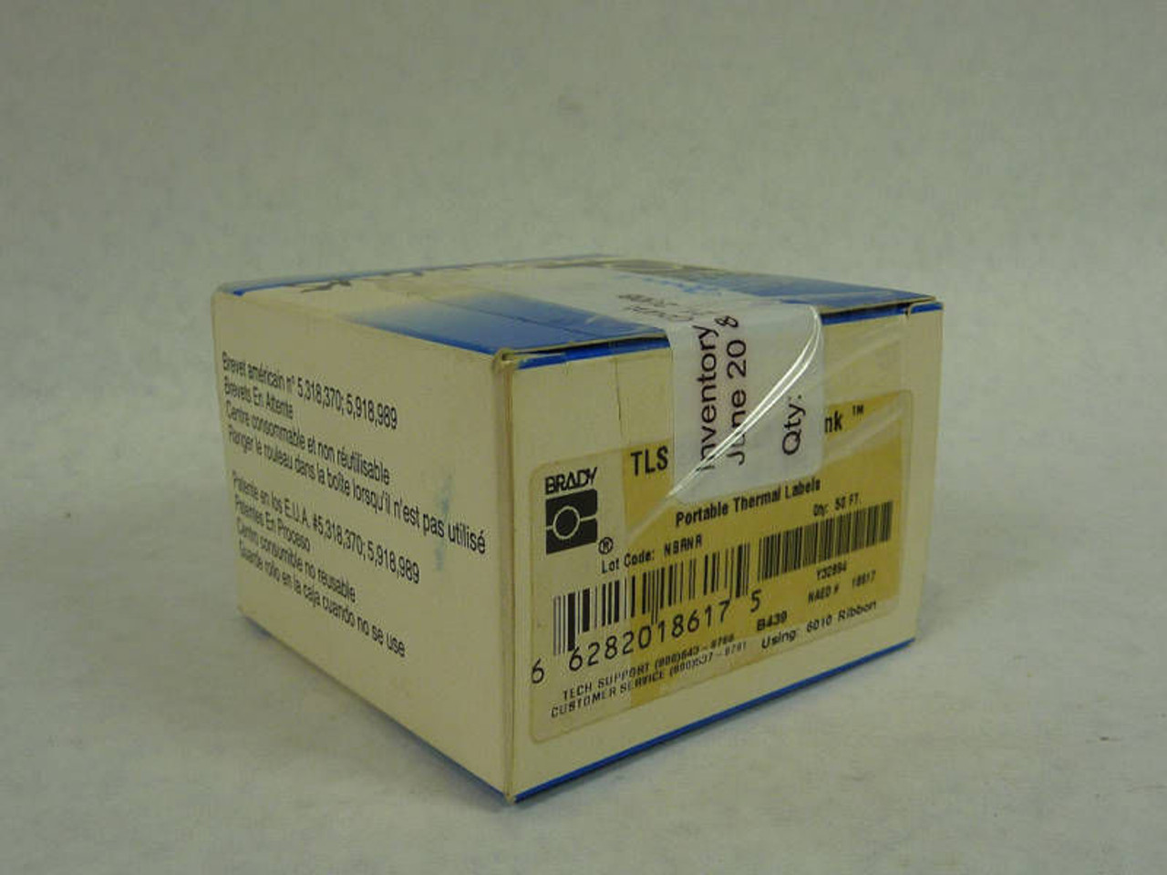 Brady Portable PTL-42-439W Thermal Labels  ! NEW !