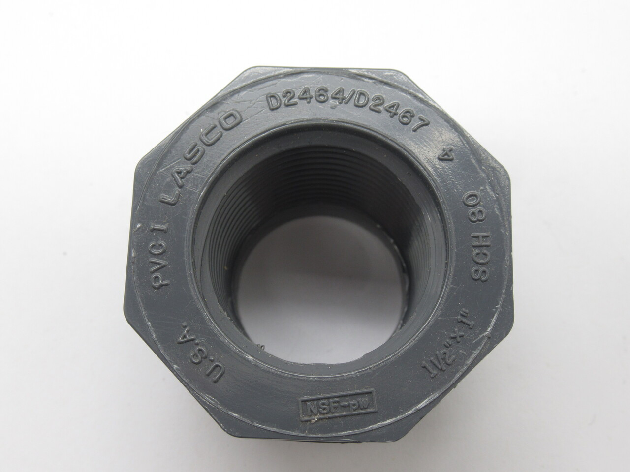 Lasco 839-211 1-1/2" X 1" Coupling Fitting PVC NOP