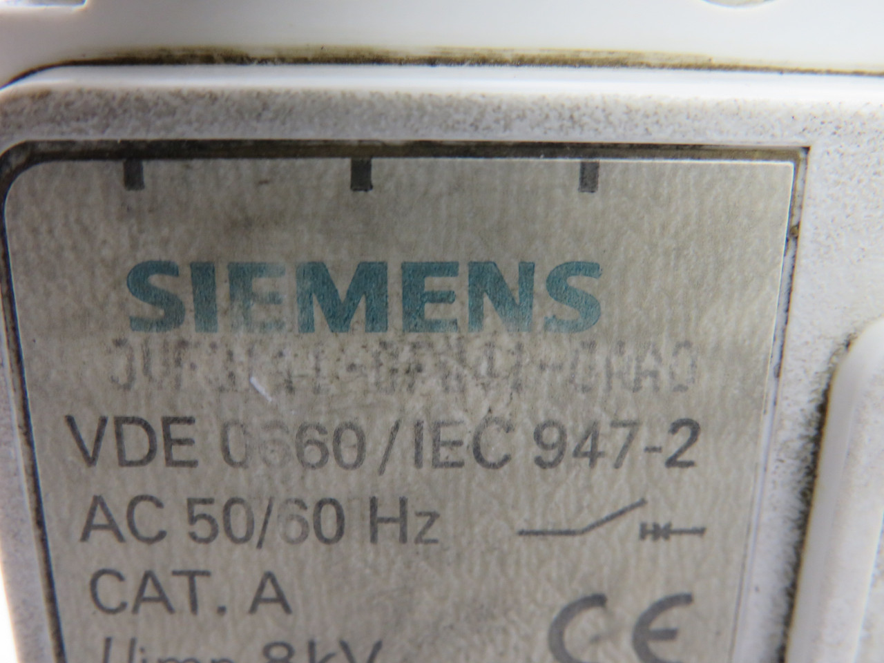 Siemens 3VF3111-0FQ41-0AA0 Circuit Breaker 80A 415V 3Pole 50/60Hz USED