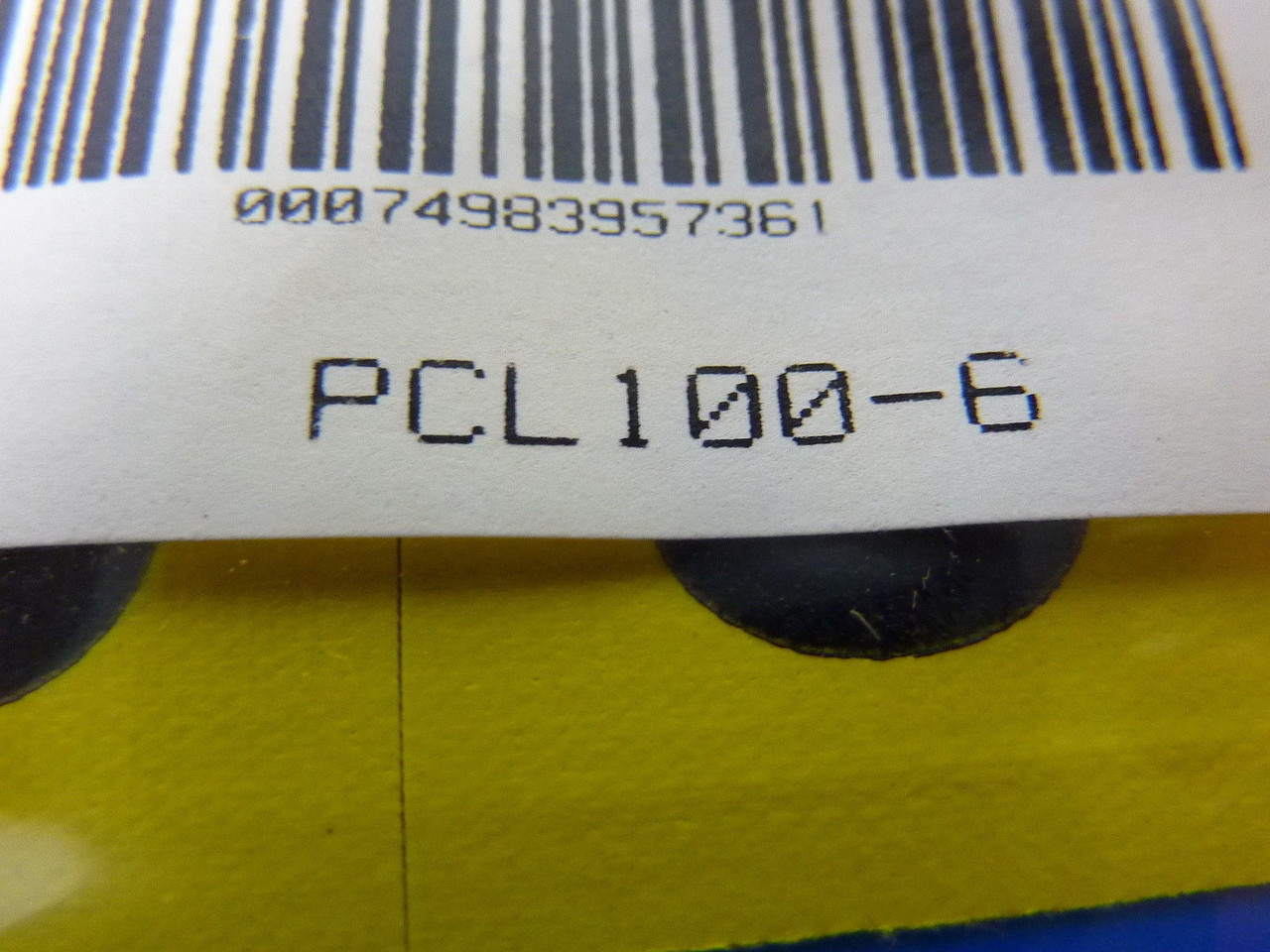 Panduit PCL100-6 Vinyl Cloth Number '6' Marker 1" Tall Lot of 40 Sheets ! NEW !