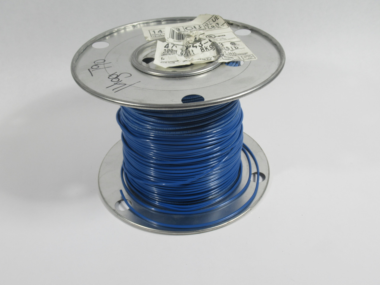 Southwire 47-20-43-03 Blue Cable 600V 14-19 AWG Approx. 415 Feet USED