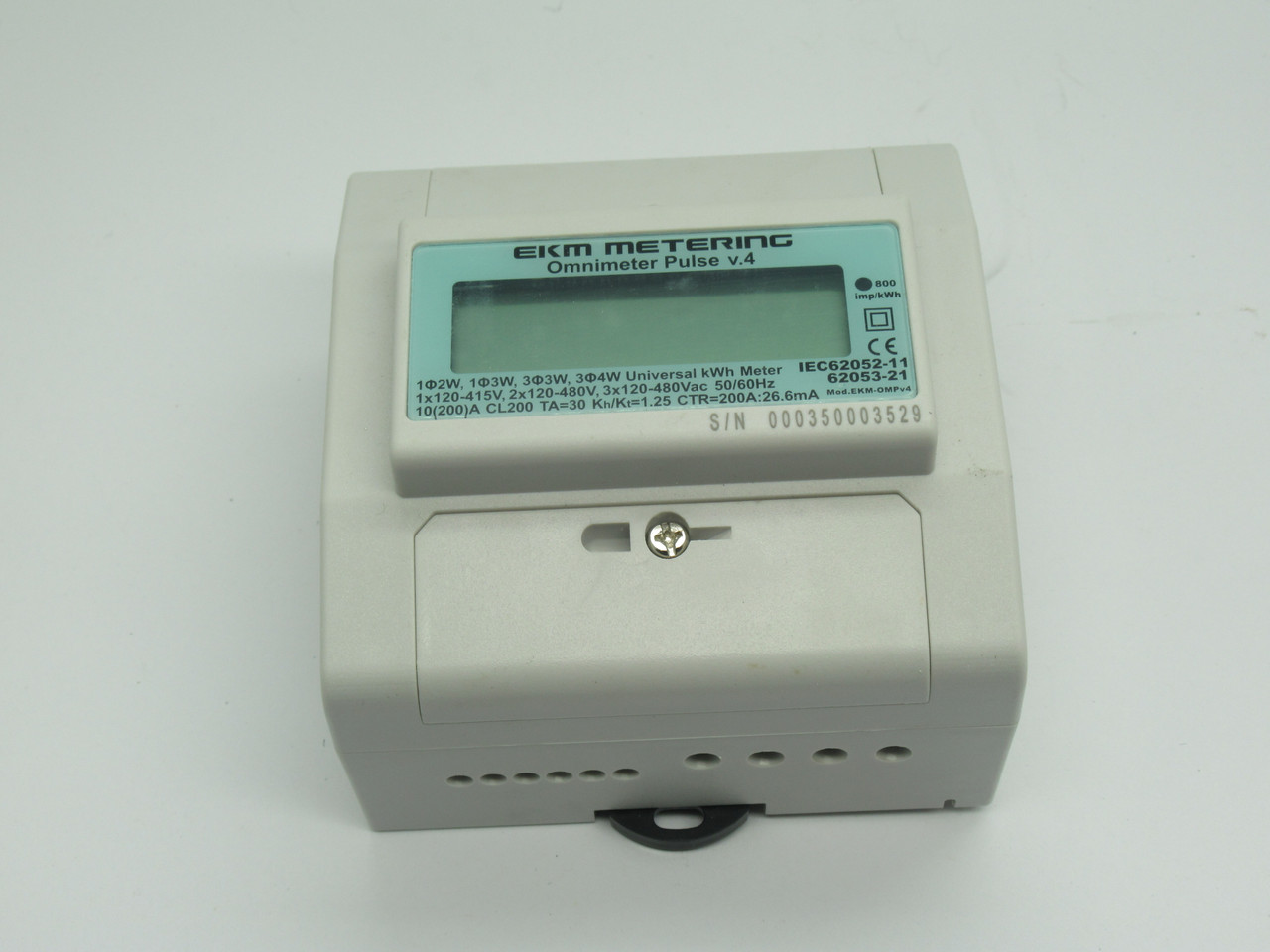 EKM Metering EKM-OMPV4 Pulse V.4 Smart Meter 120-480Volts 50/60Hz NEW