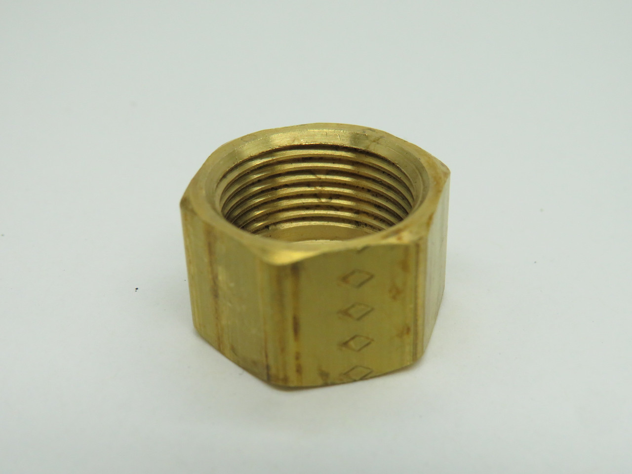 Generic Brass Compression Nut 1/2" Tube x 1/2" Width Lot of 8 USED