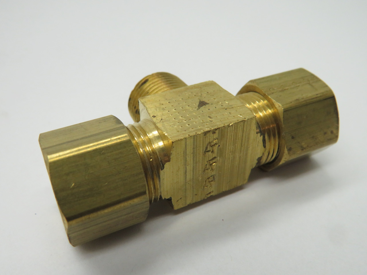 Anderson 72A-8C Brass Compression Branch Tee 1/2" Tube x 3/8" MNPT Lot of 5 NOP