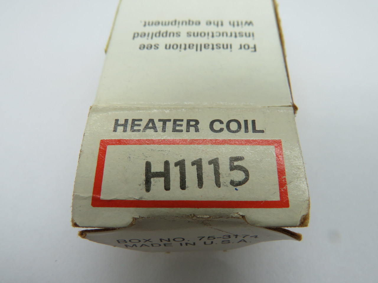 Cutler-Hammer H1115 Overload Relay Heater Coil NEW