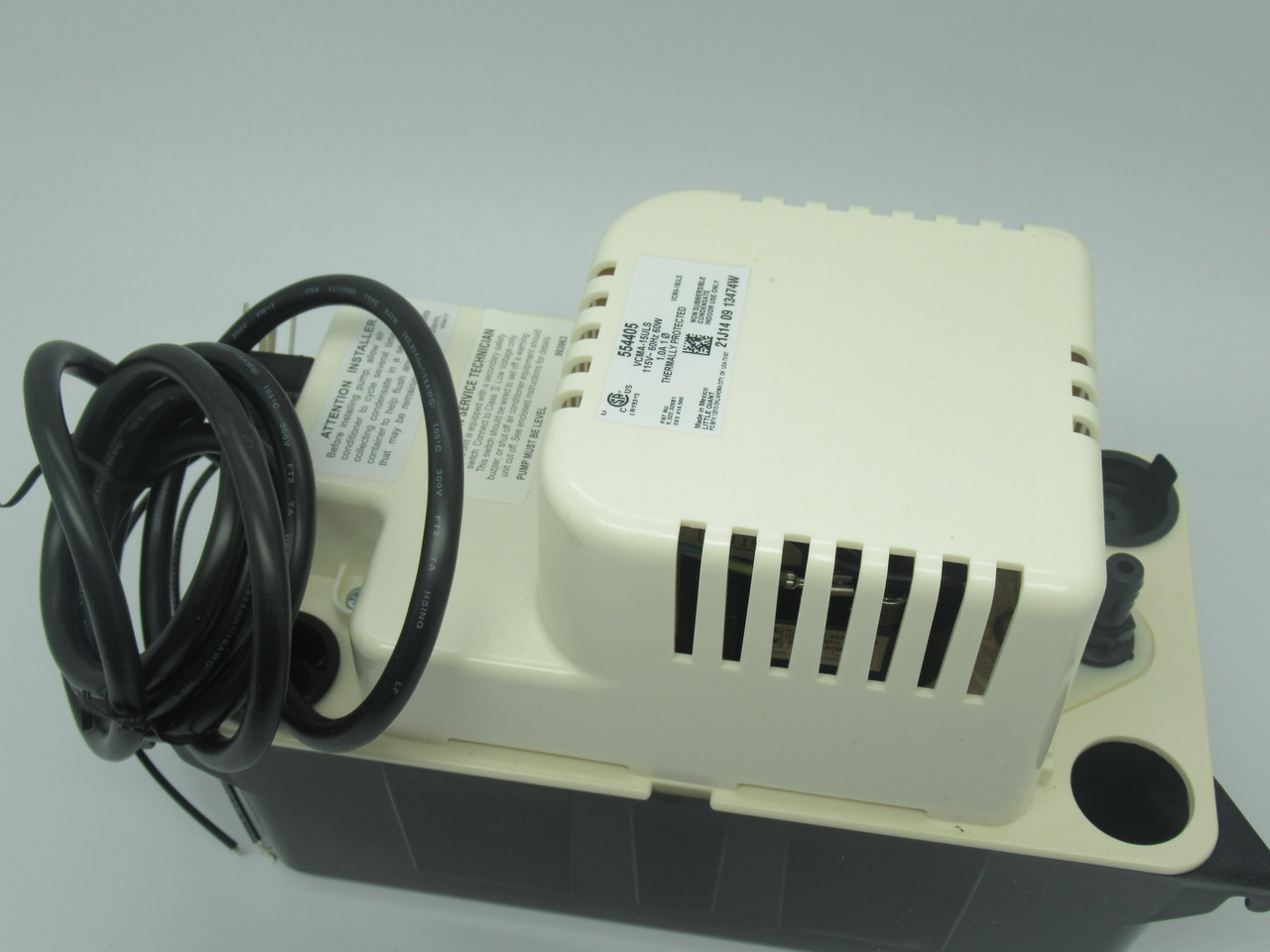Little Giant VCMA-15ULS 554405 Condensate Pump 115V 60Hz 1.0A 1 Phase NEW