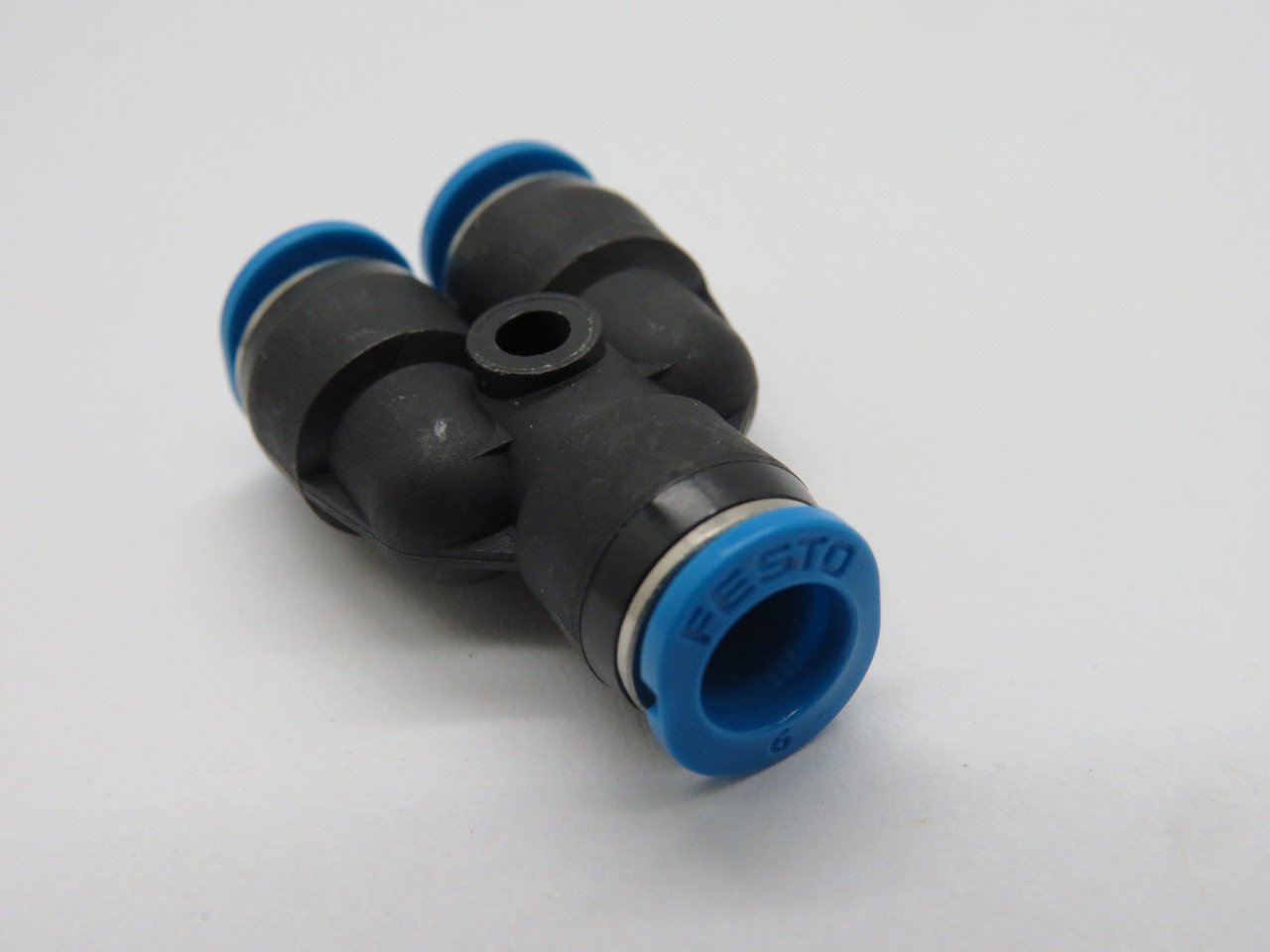 Festo QSMY-6 153372 Mini Push-In Y-Connector 6mm Tubing OD 10-Pack *OPEN* NWB