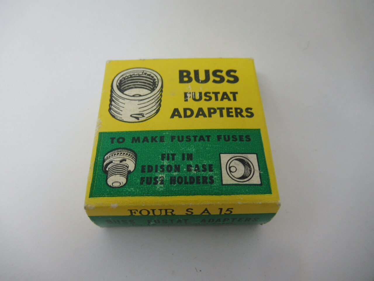 Fustat SA15 Buss Fustat Adapter for 15,14,12,10,9,8 &7A Fuse 4-Pack NEW