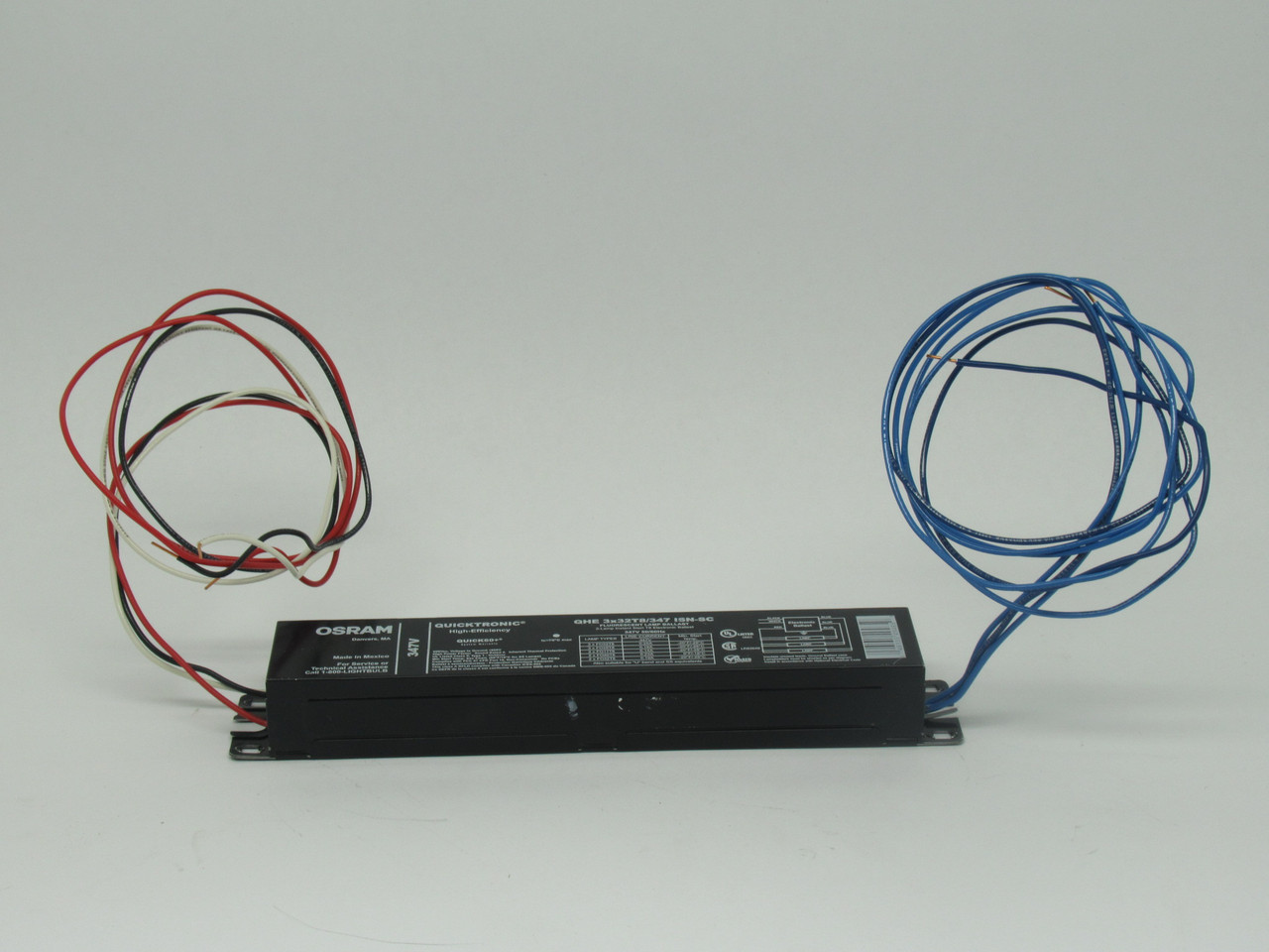 Osram QHE3X32T8/347 ISN-SC 3 Lamp Instant Start T8 Ballast 347V *Lot of 10* NEW
