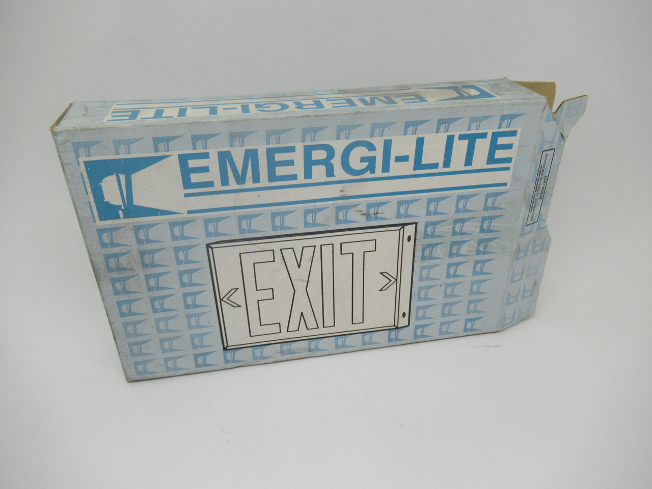 Emergi-Lite EX10W-U Steel Exit Sign 120-347VAC 60HZ .03A .7W Max 6-24VDC NEW