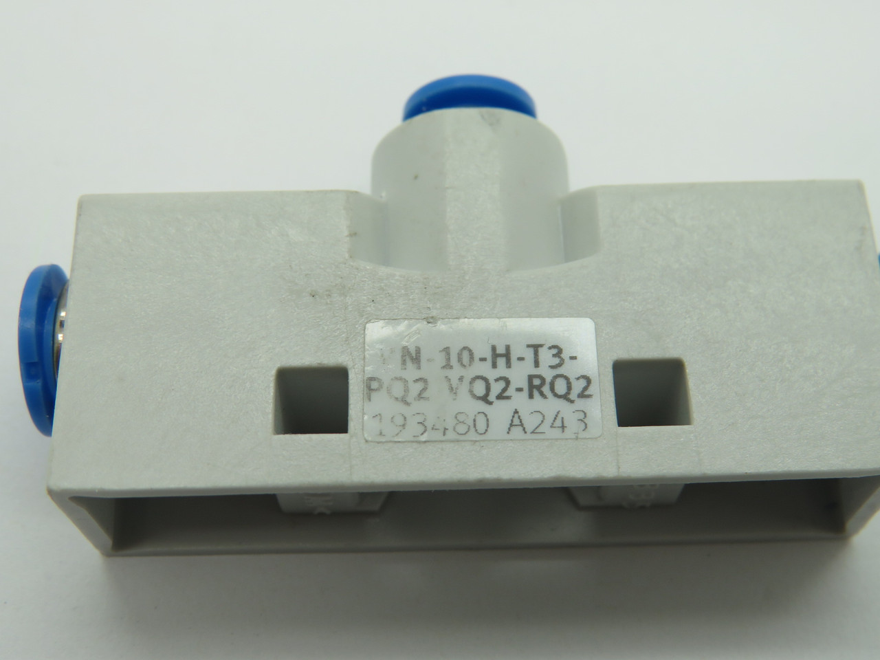 Festo 193480 VN-10-H-T3-PQ2-VQ2-RQ2 Vacuum Generator QS-6 Fittings 1-8bar USED