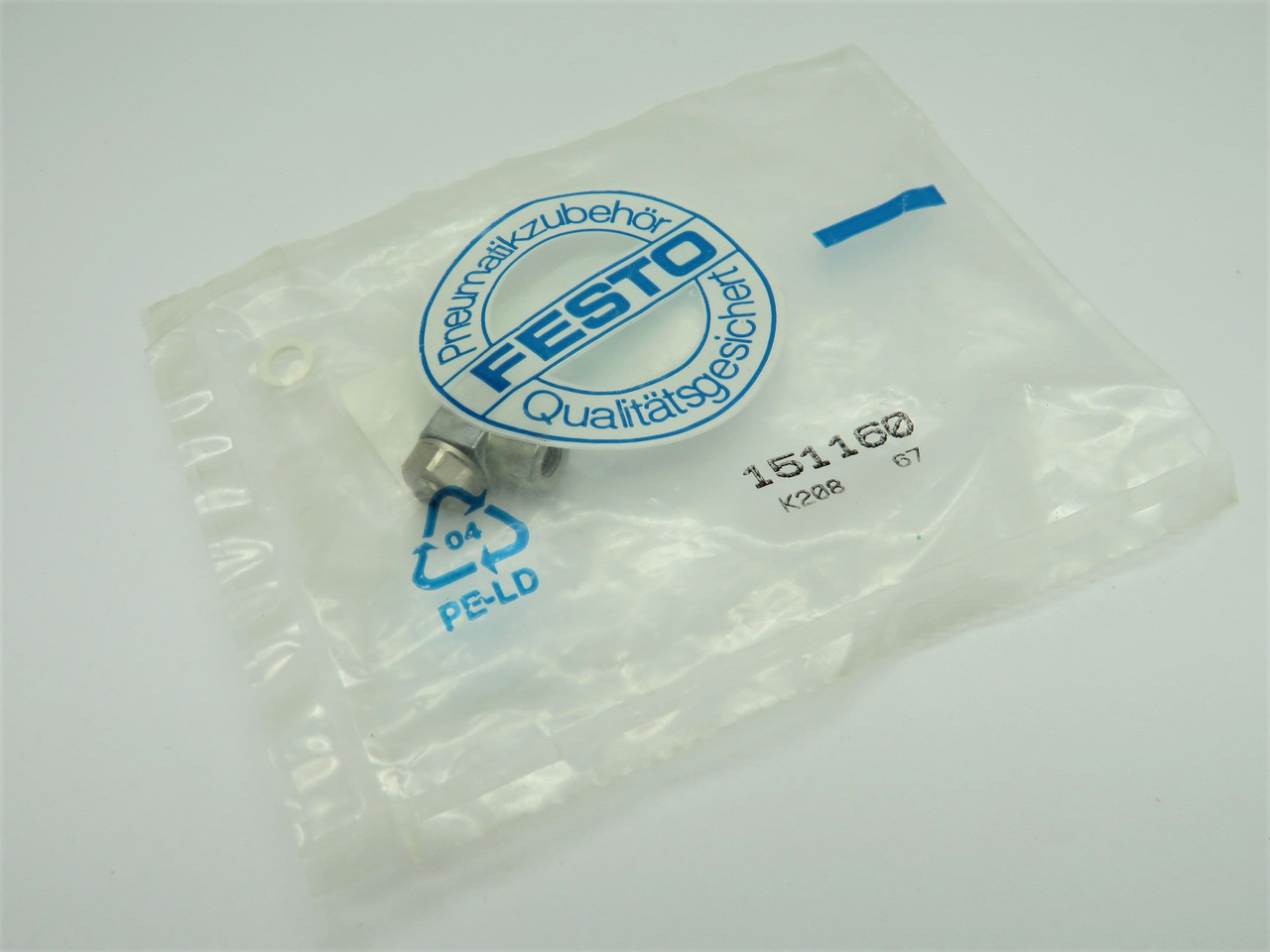 Festo 151160 GRLA-M5-B One-Way Flow Control Valve M5 0.2-10bar NWB