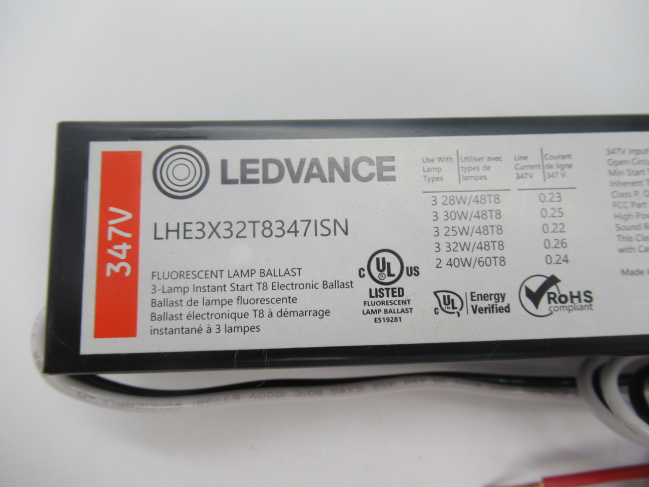 Ledvance LHE3X32T83471SN 3 Lamp Ballast 347V *Lot of 6* NEW