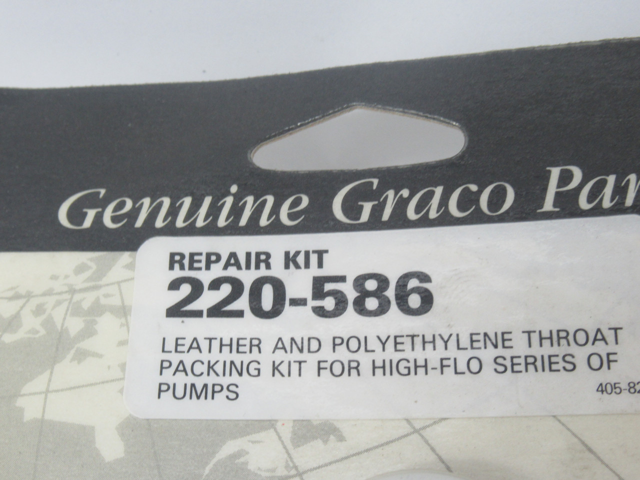Graco 220-586 Leather & Polyethylene Throat Packing Kit for Pump NWB