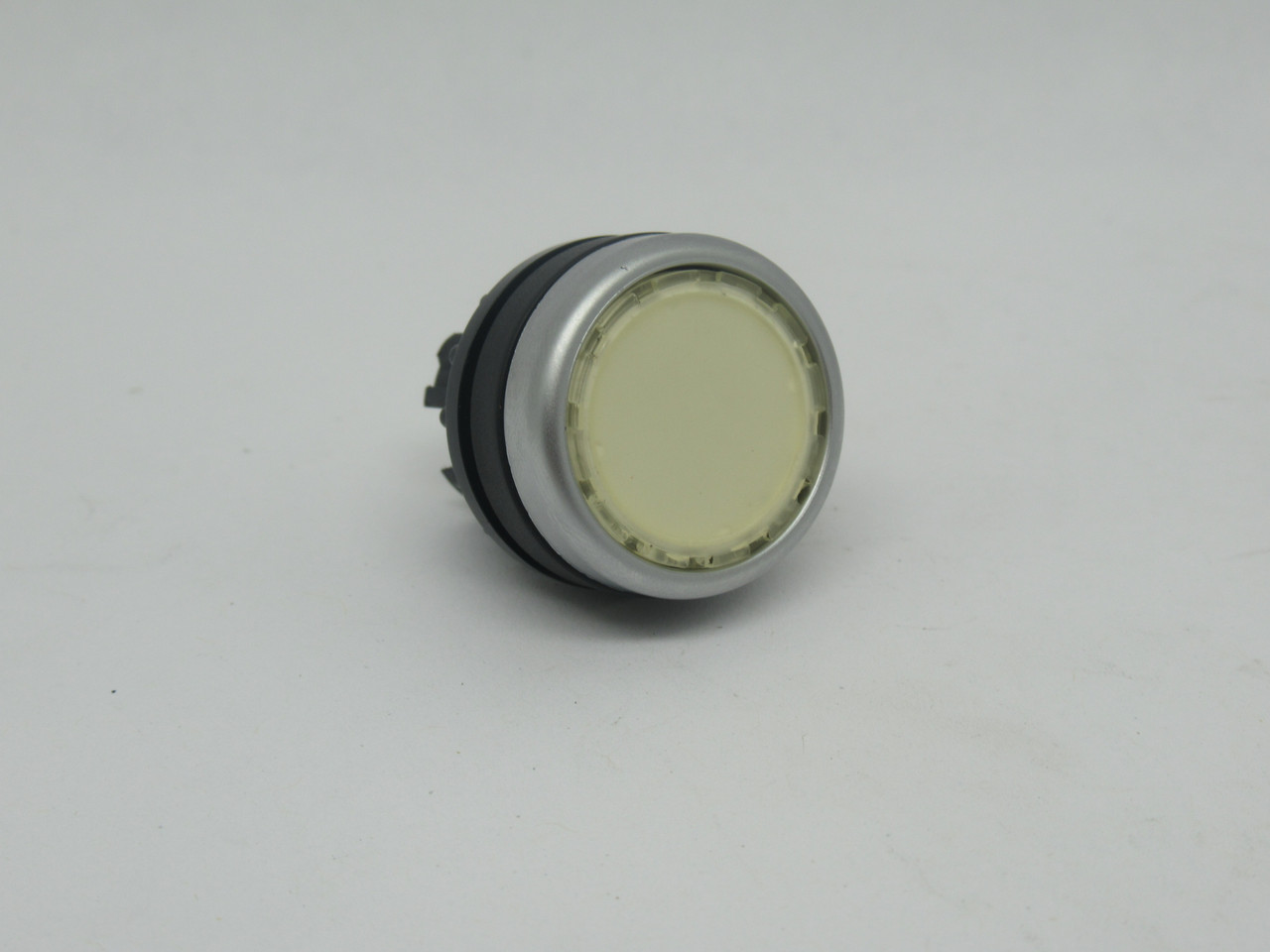 Siemens 3SB2000-0AH01 Push Button CLEAR w/ 3SB2901-4AA Insert Label USED