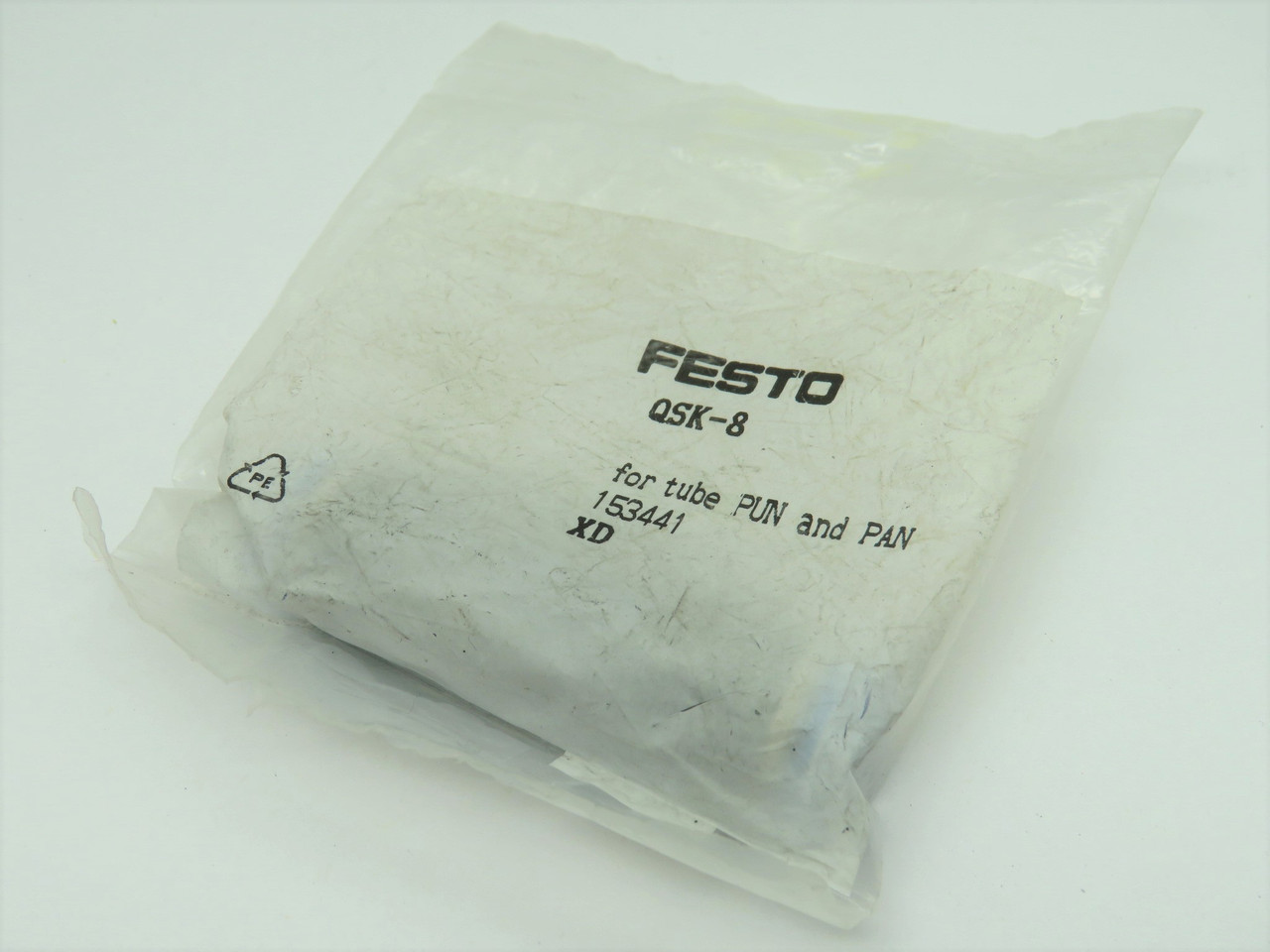 Festo 153441 QSK-8 Self-Sealing Push-In Connector 8mm NWB