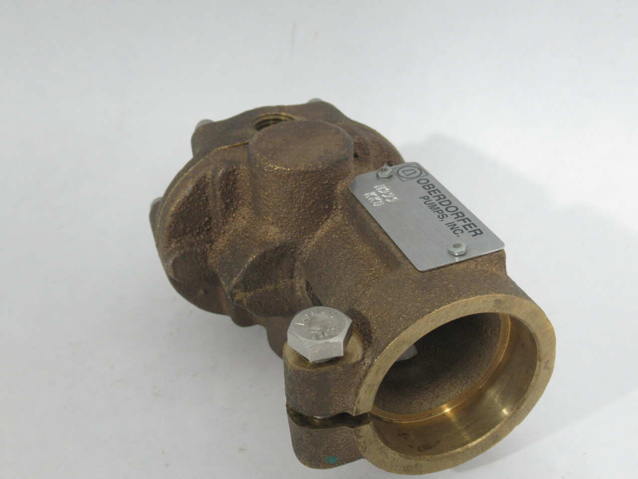 Oberdorfer N999 Brass Gear Pump Head 1750rpm 150 psi: Oil 100 psi: Water NOP
