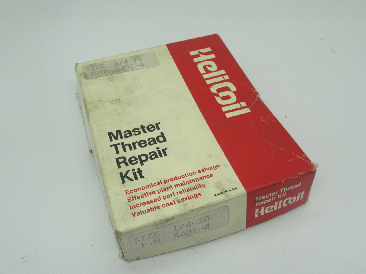 Helicoil 5401-4 Master Thread Repair Kit *Missing Some Inserts & Tool* USED