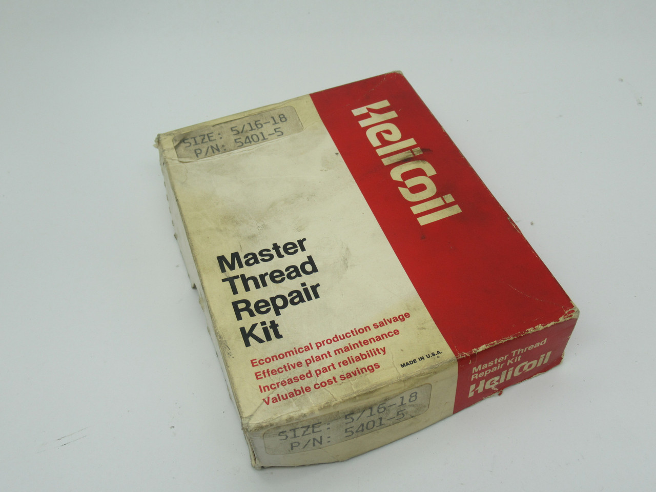 Helicoil 5401-5 Master Thread Repair Kit *Missing Some Inserts* 5/16-18 USED