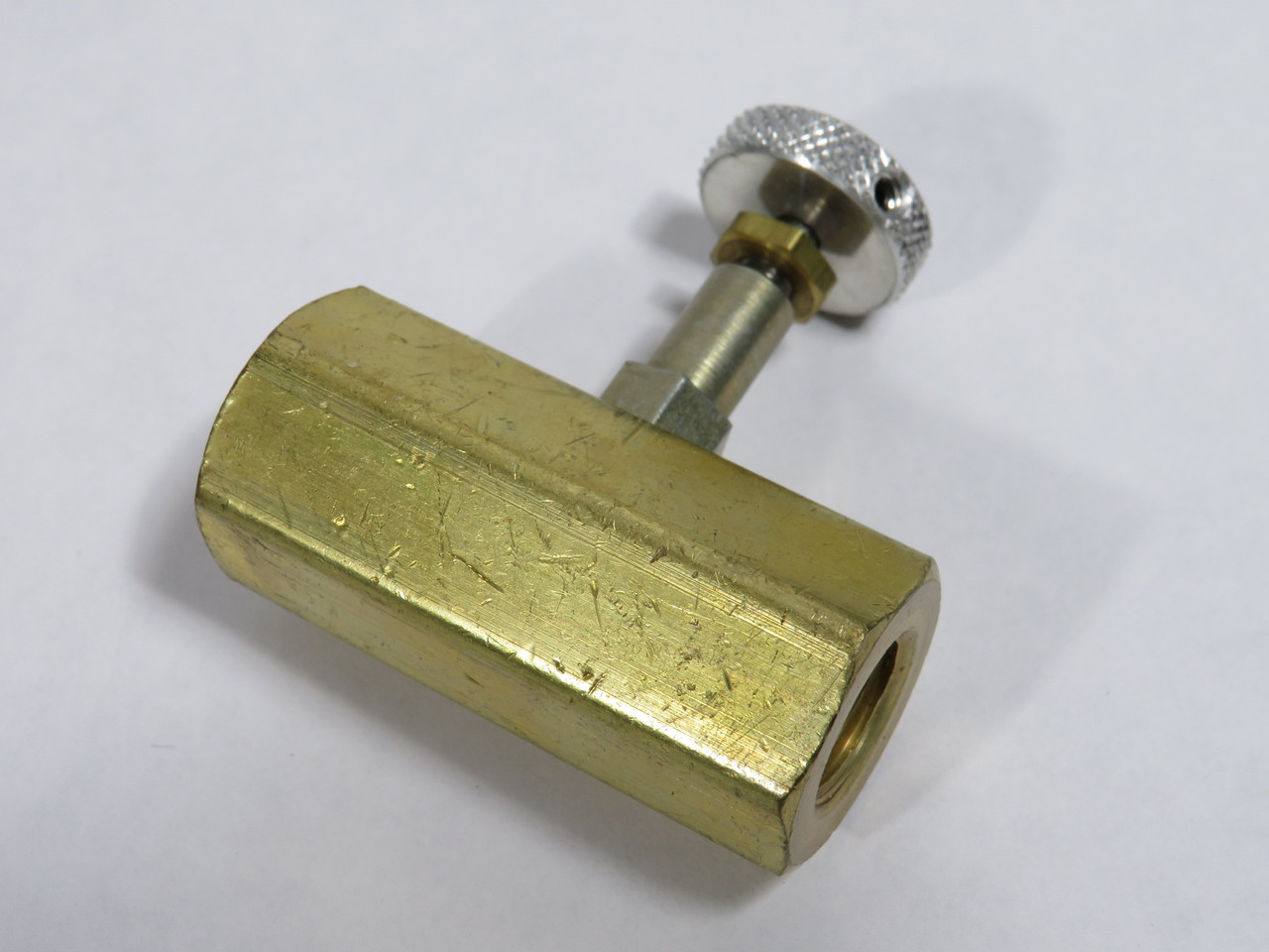 Aro N20BK-HQ Flow Control Valve 1/4" Brass USED