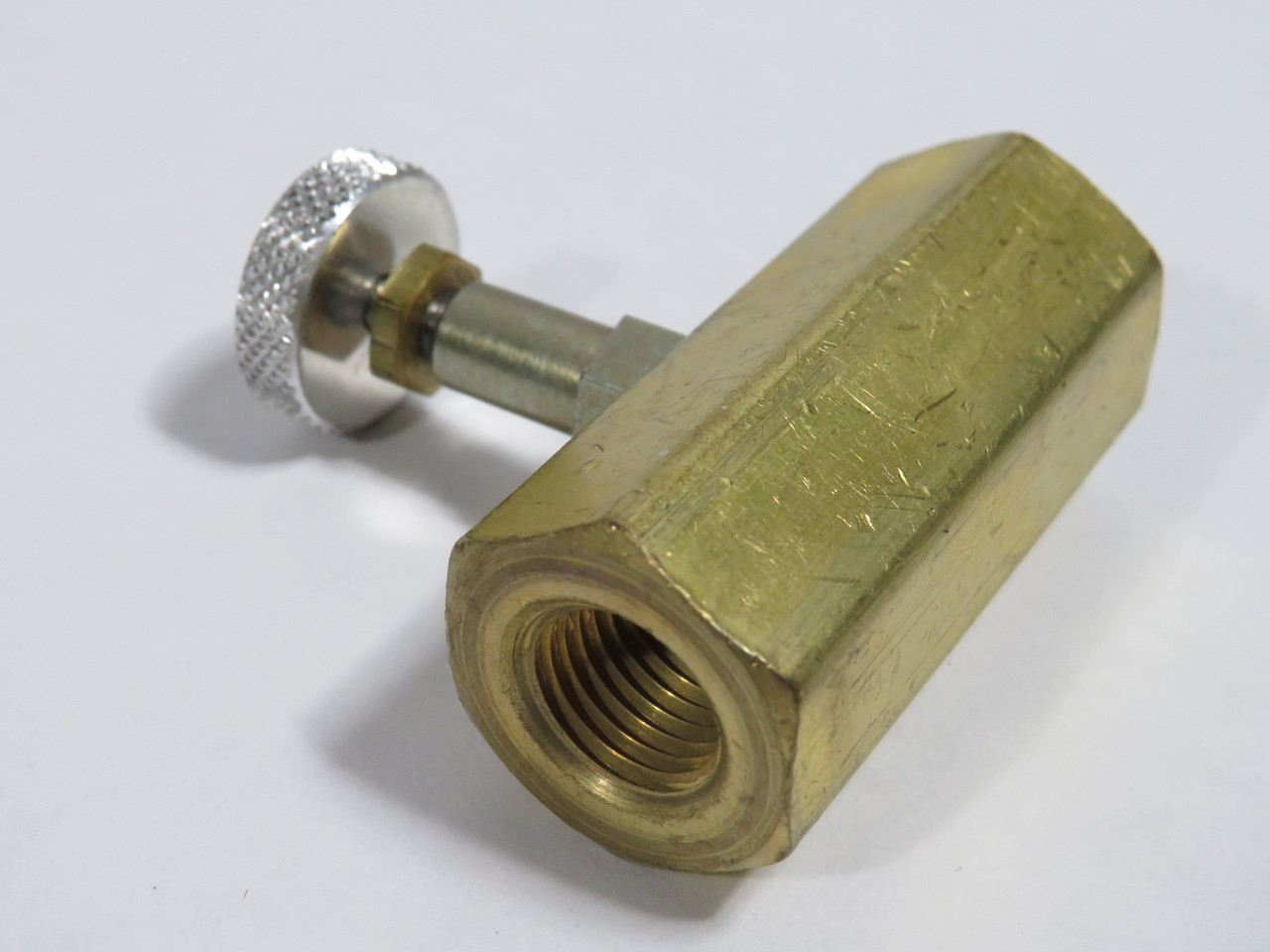 Aro N20BK-HQ Flow Control Valve 1/4" Brass USED