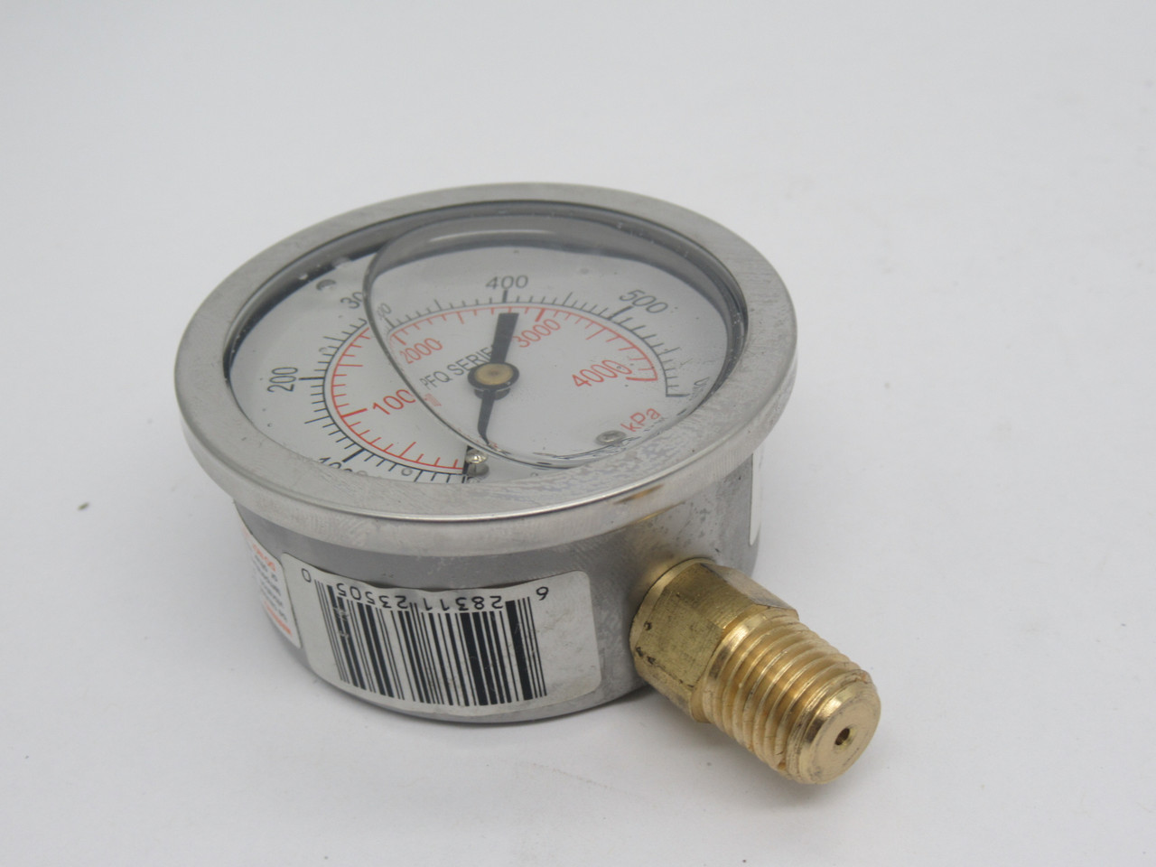Winters PFQ808 Liquid Pressure Gauge 0-600Psi USED