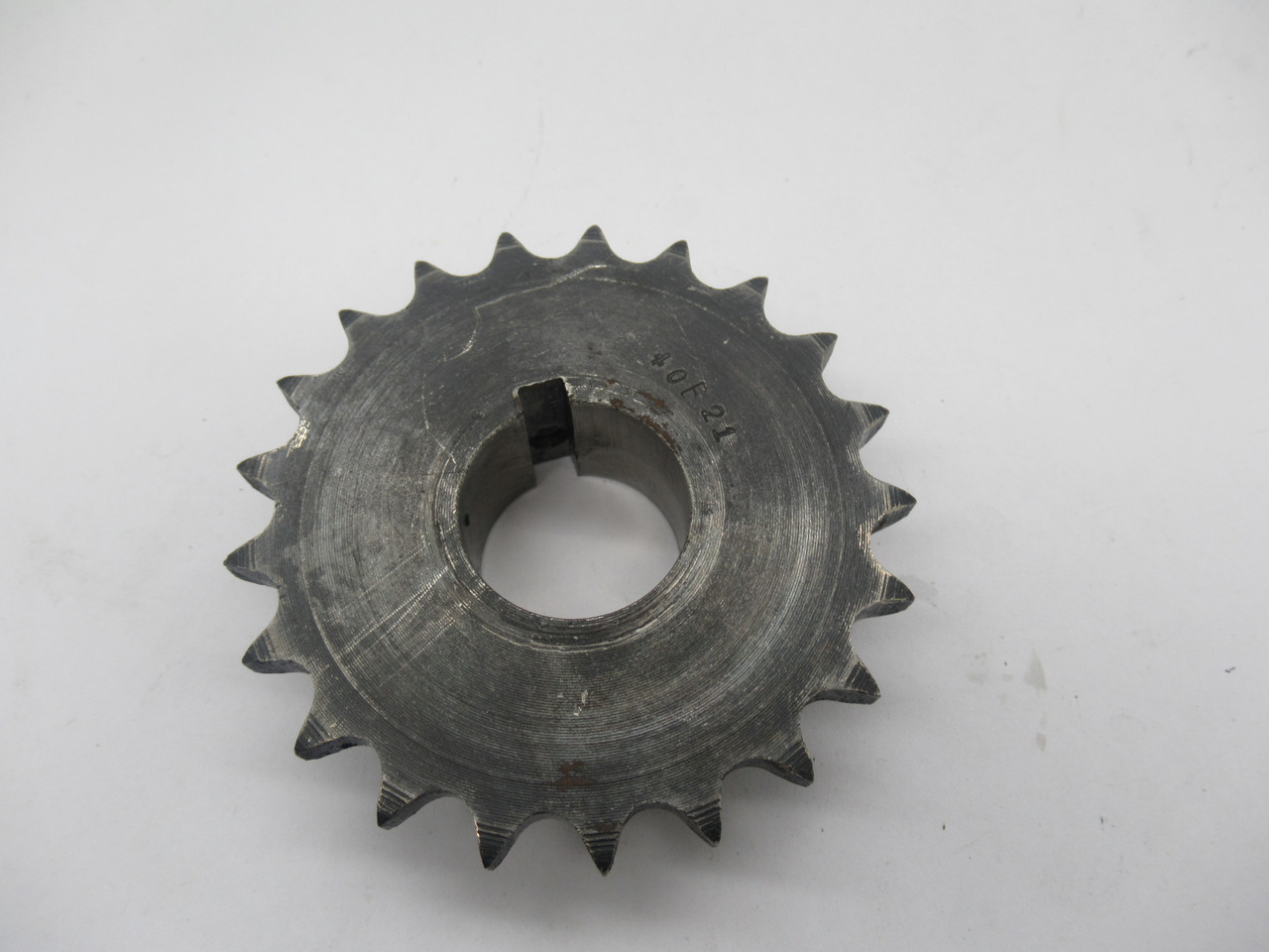 Generic 40B21 Roller Chain Sprocket 5/8" Bore 21 Teeth 40 Chain 1/2" Pitch USED