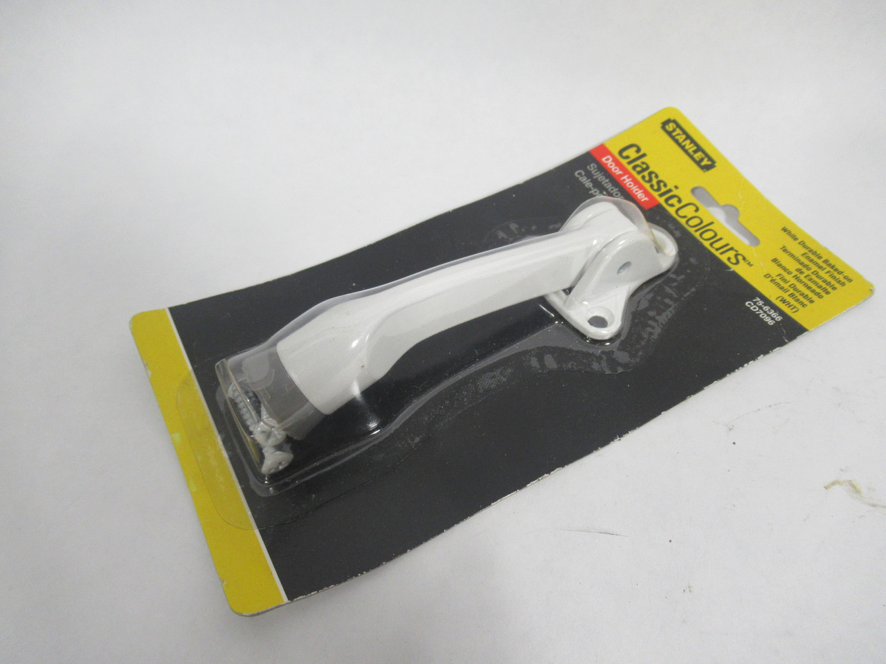 Stanley 75-6366 CD7096 White Durable Baked-On Enamel Finish Door Holder NEW