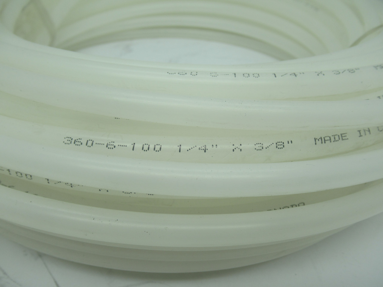 Fairview 360-6-100 LDPE Tubing 3/8"OD 1/4"ID 100psi 100ft NOP