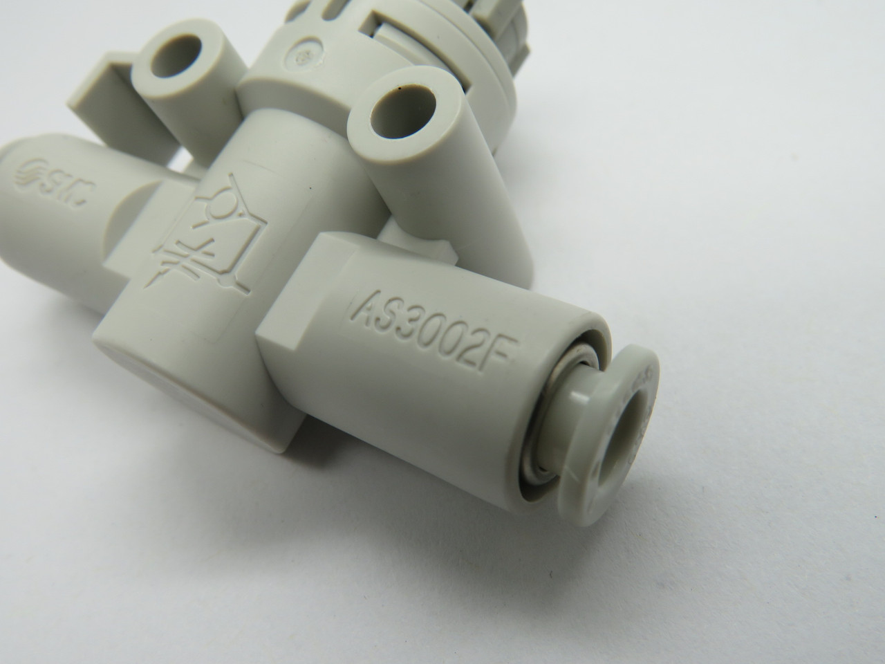 SMC AS3002F-06 Inline Speed Control 6mm Tubing OD NOP