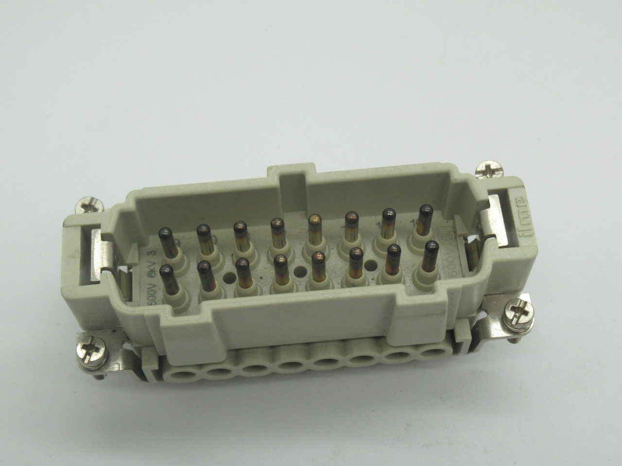 ILME CNEM-16-T Connector Male 16-Pin 500V 16A 6kV USED