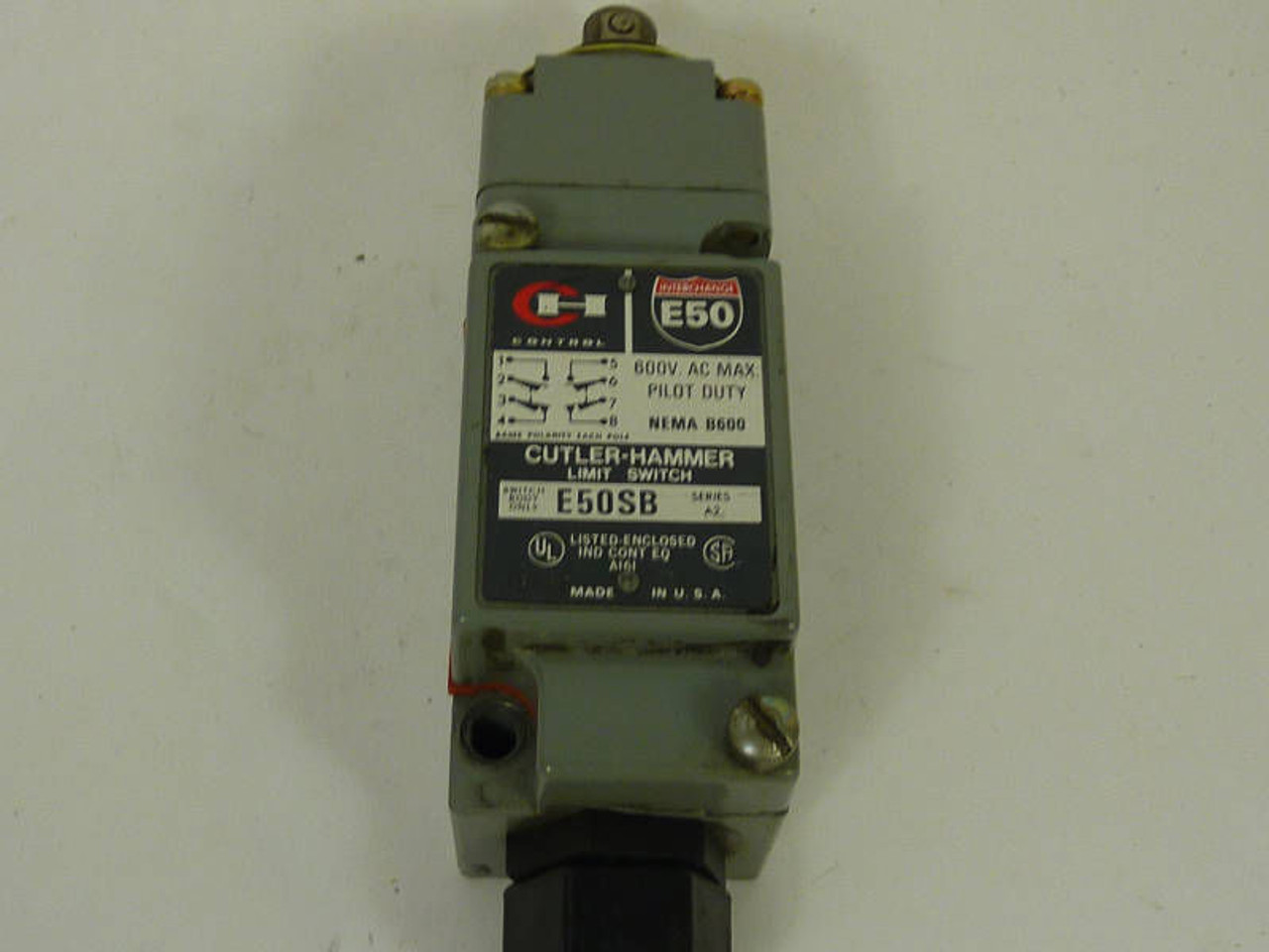 Cutler-Hammer Limit Switch E50SB USED