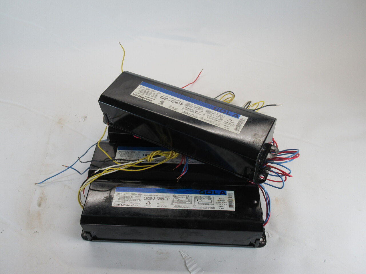 Sola E620-J-1288-TP Ballast 347V 0.51A 60Hz Lot of 4 SHELF WEAR NOP