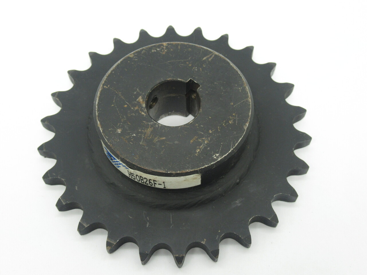 Tsubaki H50B26F-1 Roller Chain Sprocket 1" Bore 26 Teeth 50Chain 5/8" Pitch USED