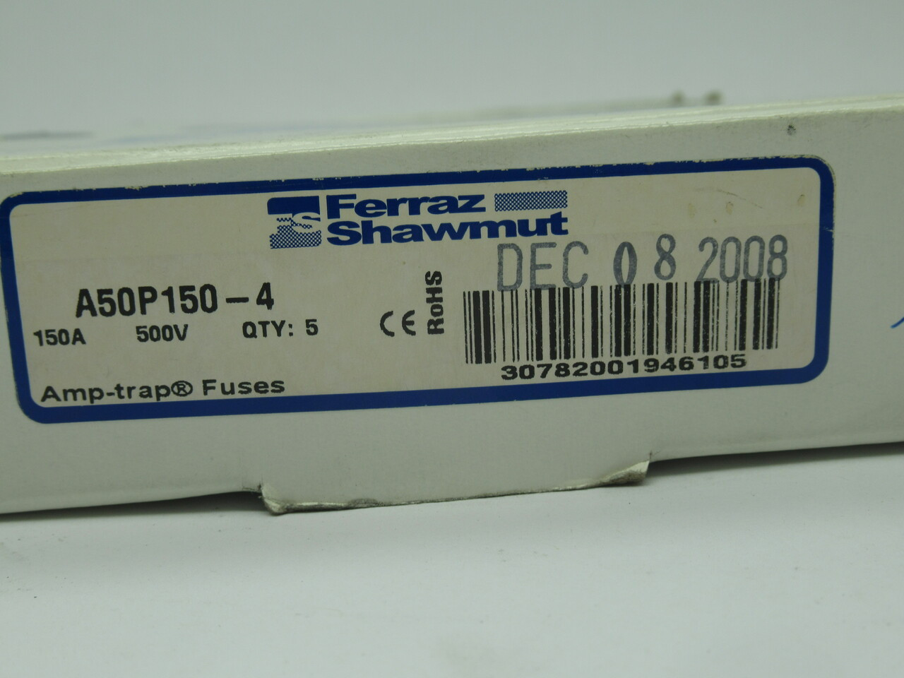Ferraz Shawmut A50P150-4 Semiconductor Fuse 150A 500VAC 100ka *Lot of 3* NEW