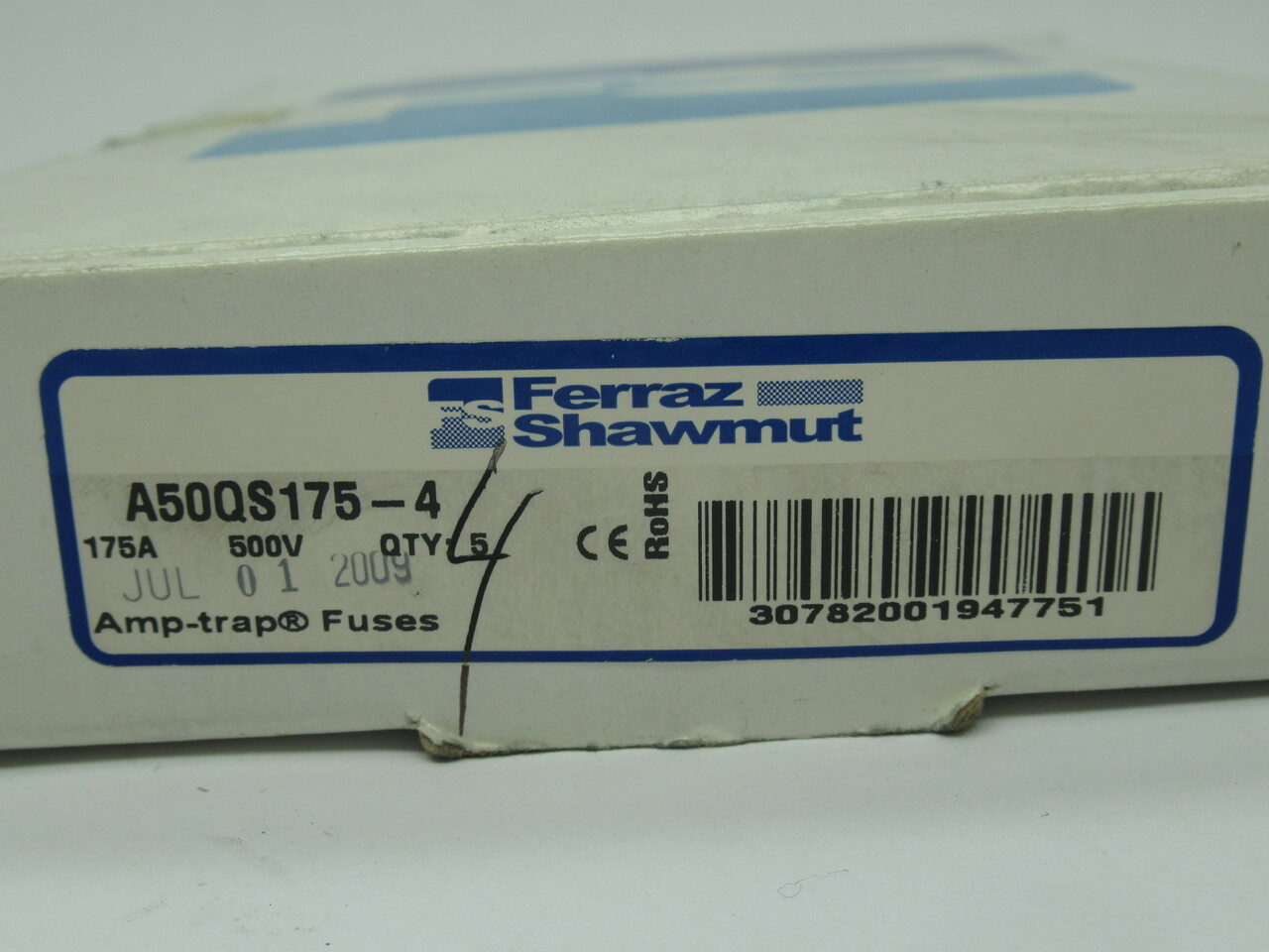 Ferraz Shawmut A50QS175-4 Semiconductor Fuse 175A 500VAC 200ka *Lot of 4* NEW